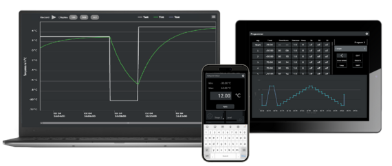 Prozessthermostate via App konfigurieren und bedienen: LAUDA Command