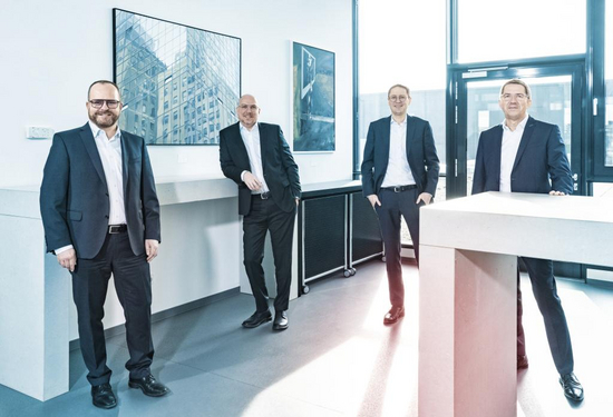 Gruppenbild der neuen Geschäftsführung von LAUDA