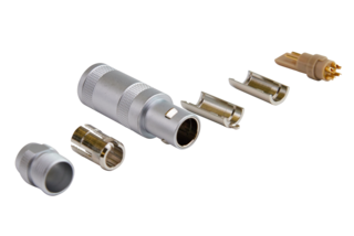 Circular connector, 4-pin (Push-Pull)