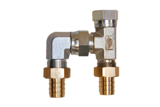 Set 2-way distributor G 3/4" Variocool