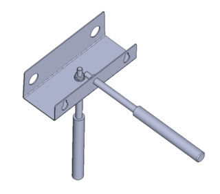 Wall bracket for remote control Command