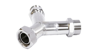 Y-distributor M38 x 1.5 F to 2x M38 x 1.5 M