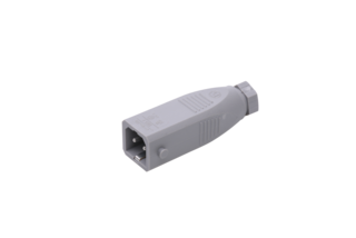 Connection plug output solenoid valve
