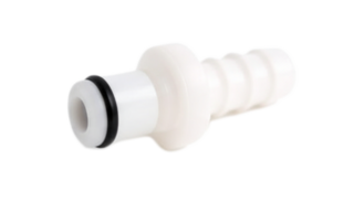 Coupling plug with hose connector