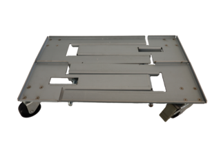 Adjustable castor base